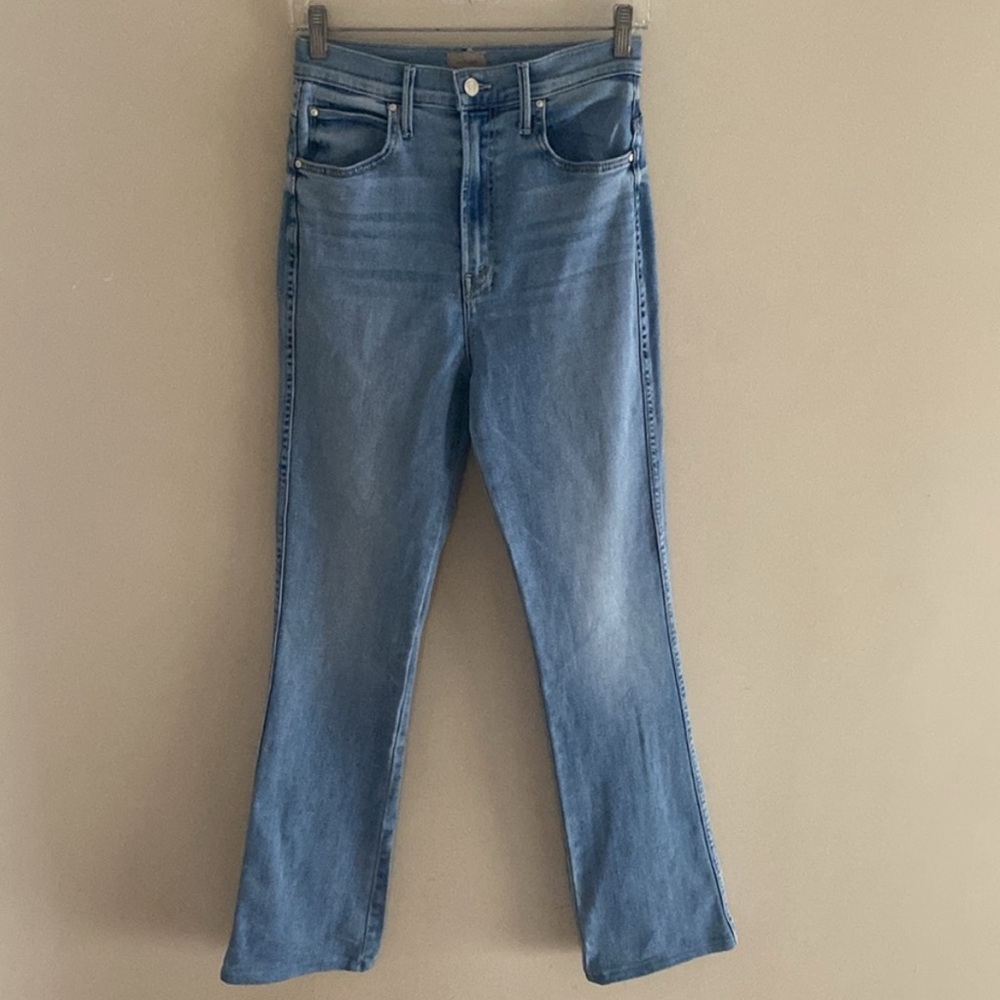 MOTHER High Rise Blue Jeans